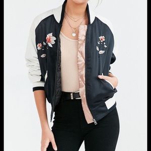*UO VINTAGE* Silence + Noise On Tour Navy Jacket